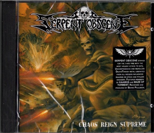 Serpent Obscene: Chaos Reign Supreme CD (Uusi)